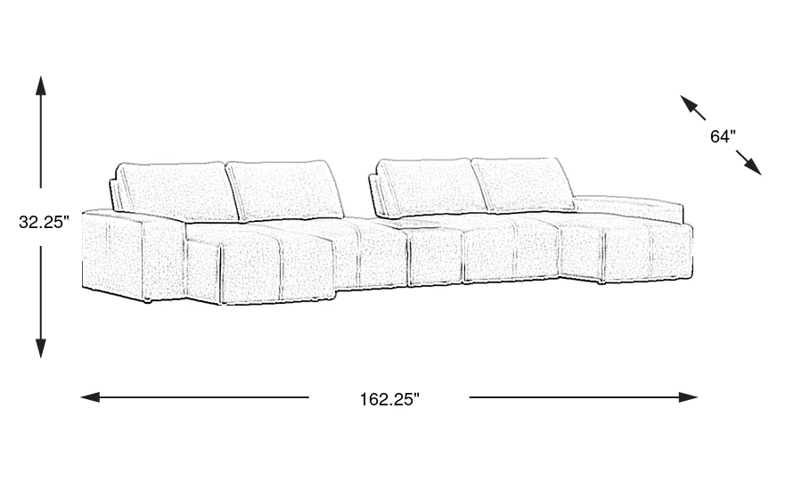 Dimension Image. Please refer to the Dimension Tab on this page for dimension details.