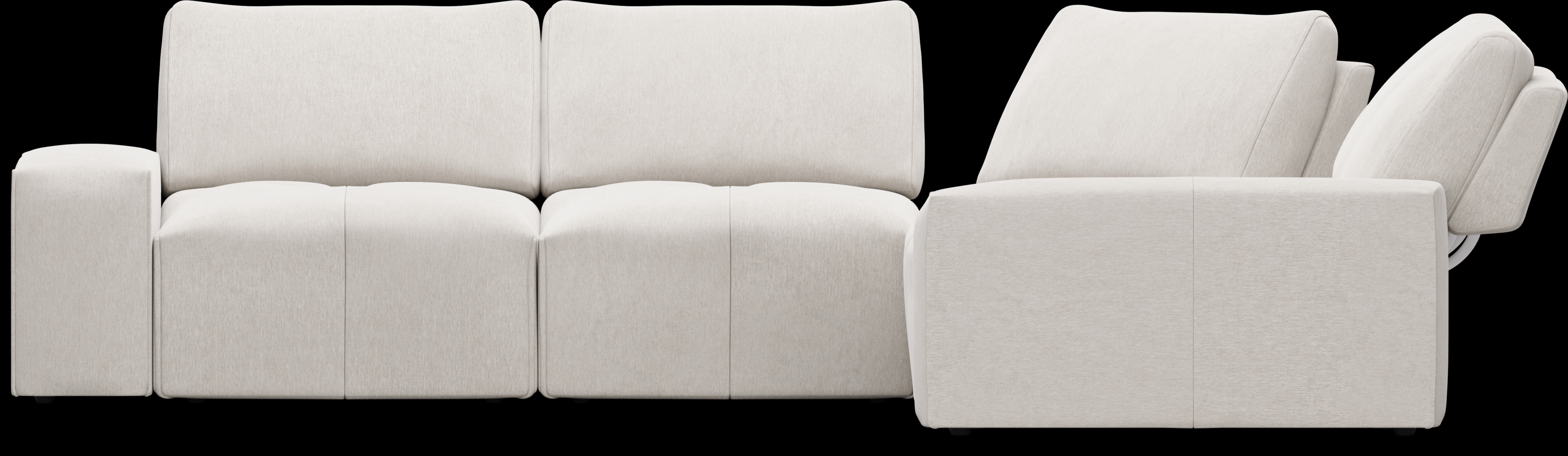 Laney Beige 5 Pc Sectional - Thumbnail - Image 3