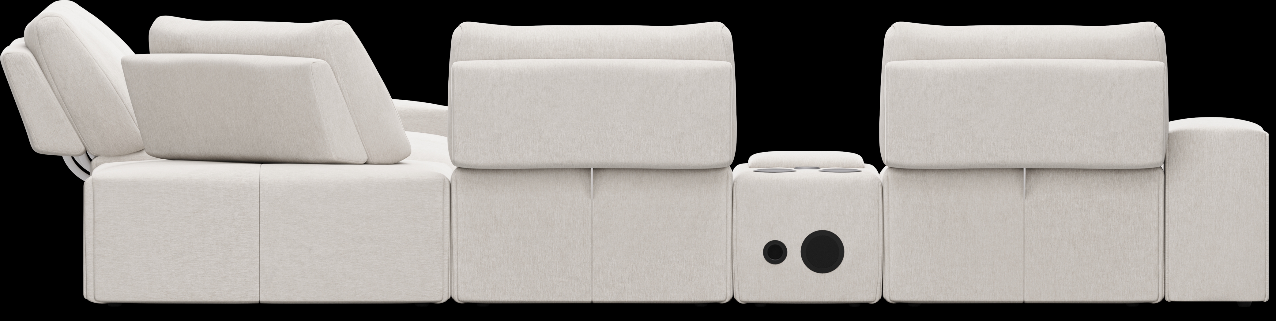 Laney Beige 6 Pc Sectional - Thumbnail - Image 4
