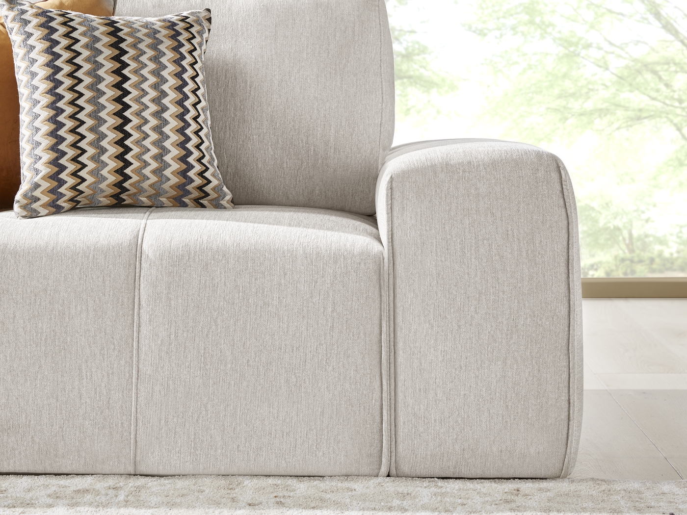 Laney Beige 3 Pc Sectional - Thumbnail - Image 4