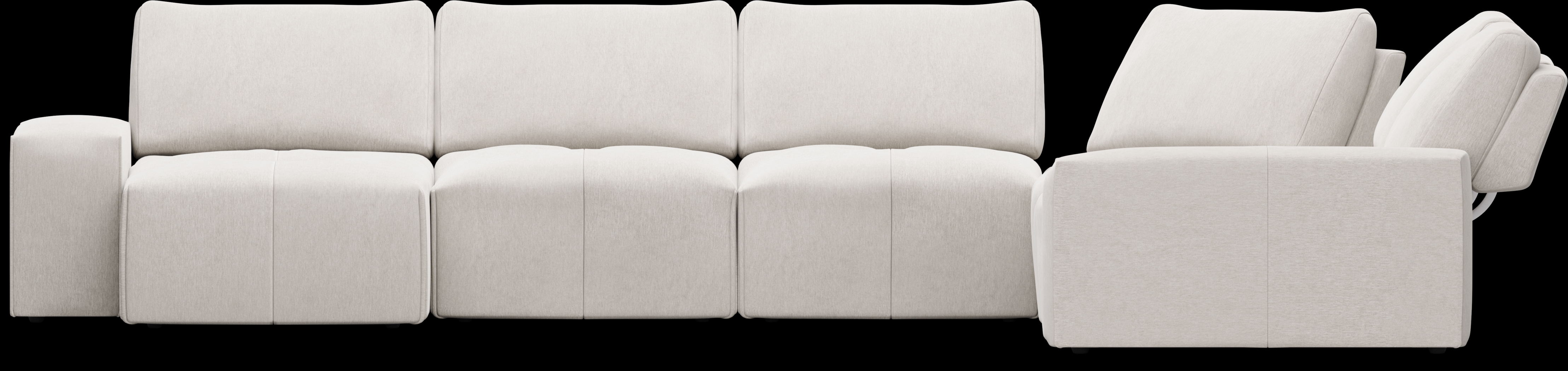Laney Beige 7 Pc Sectional - Thumbnail - Image 3