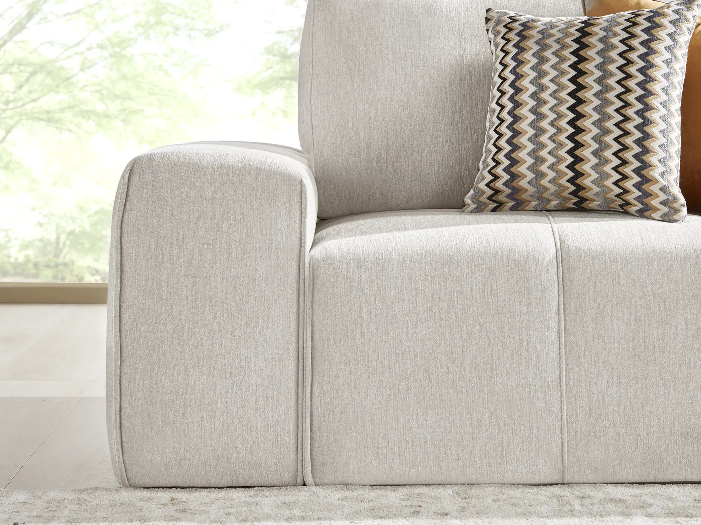 Laney Beige 7 Pc Sectional - Image 5