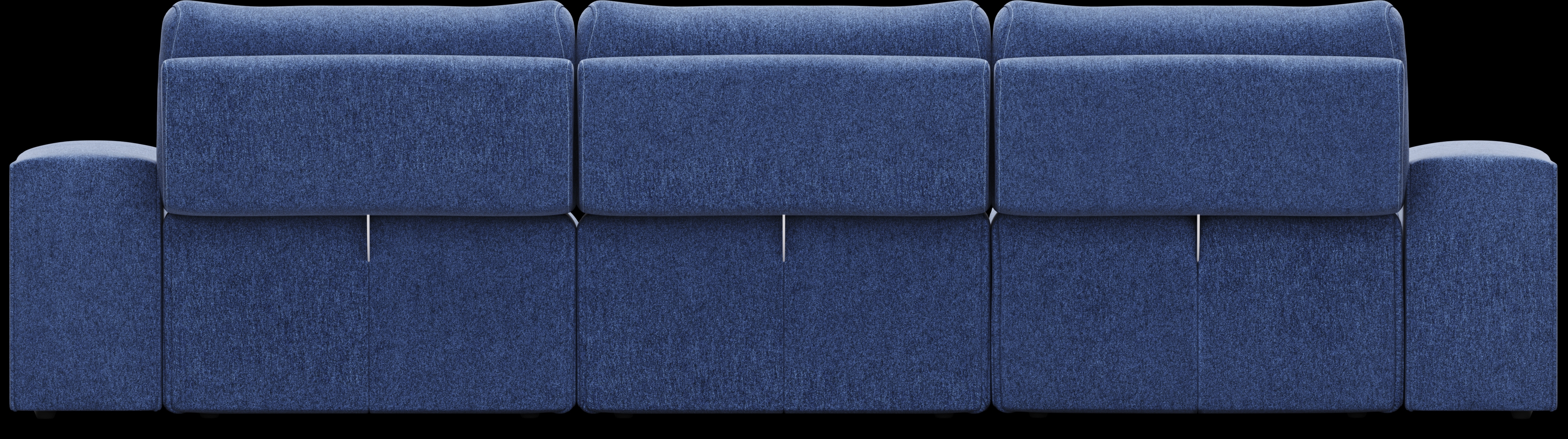 Laney Blue 3 Pc Sectional - Thumbnail - Image 4