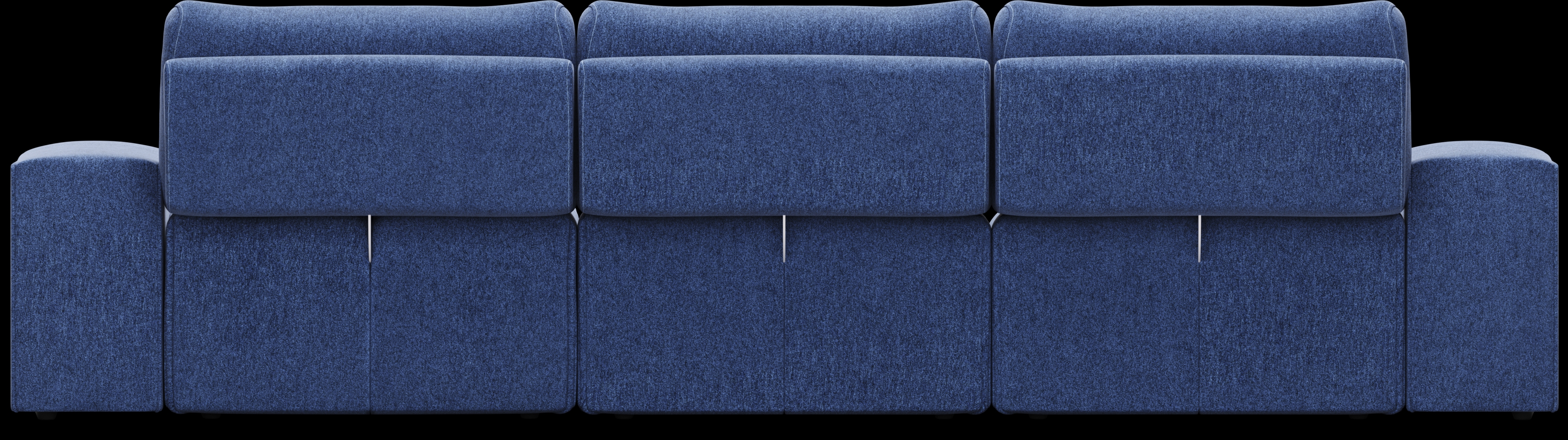 Laney Blue 6 Pc Sectional Living Room - Thumbnail - Image 4