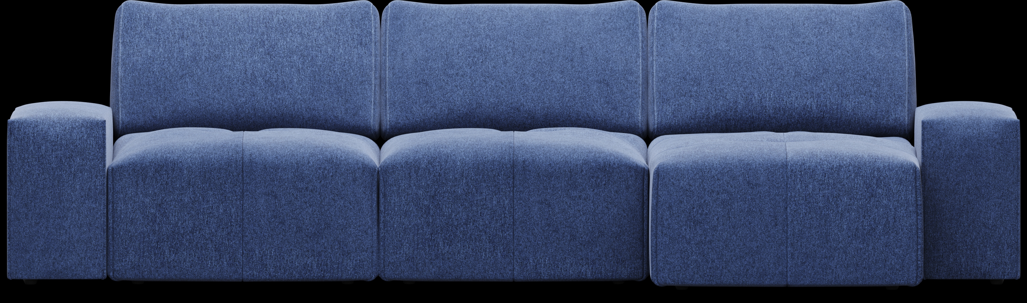 Laney Blue 6 Pc Sectional Living Room - Thumbnail - Image 3