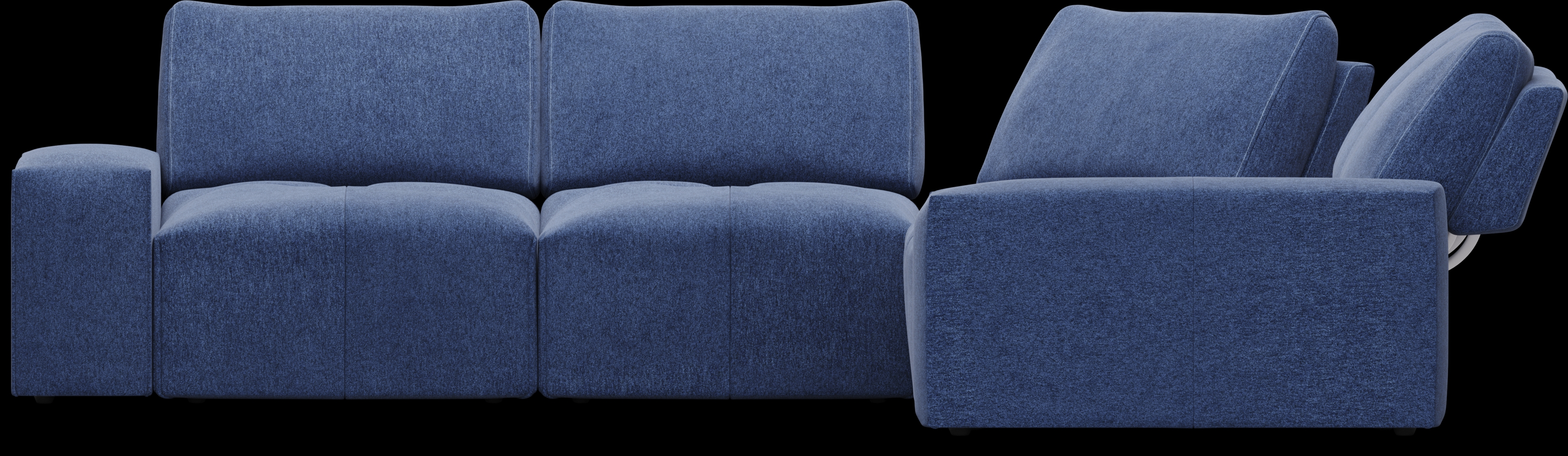 Laney Blue 5 Pc Sectional - Thumbnail - Image 3