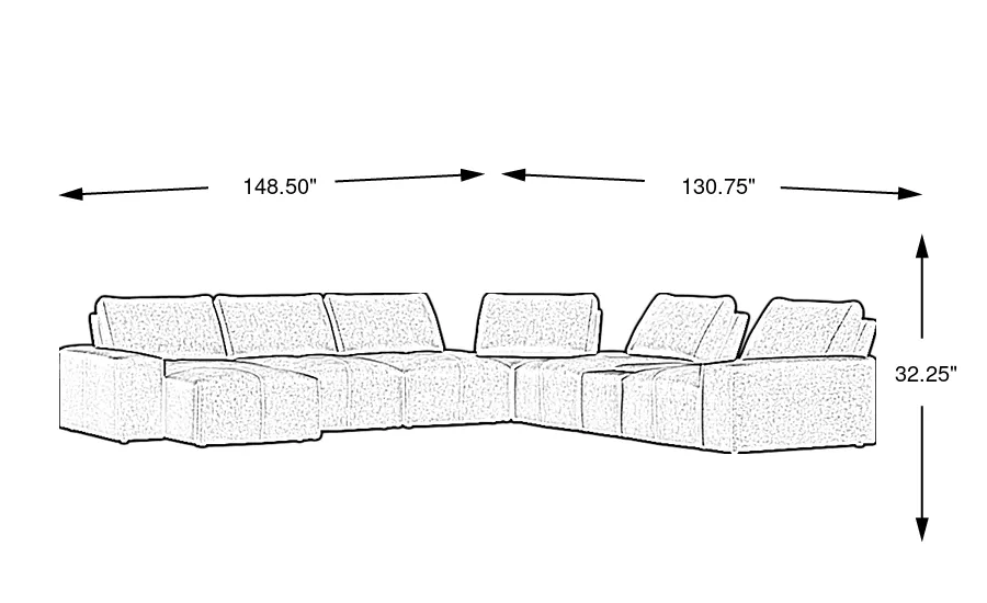 Dimension Image. Please refer to the Dimension Tab on this page for dimension details.