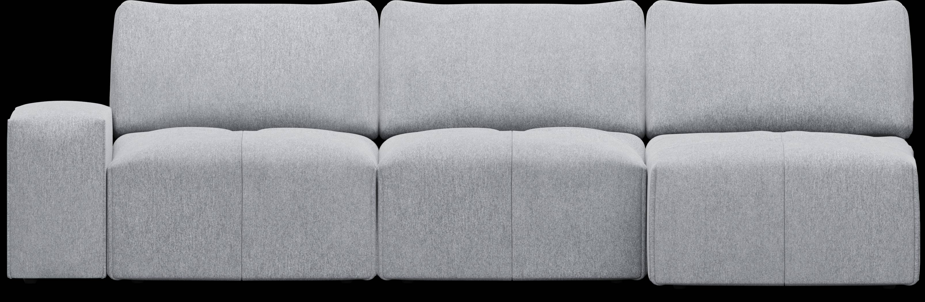 Laney Gray 3 Pc Sectional - Thumbnail - Image 3