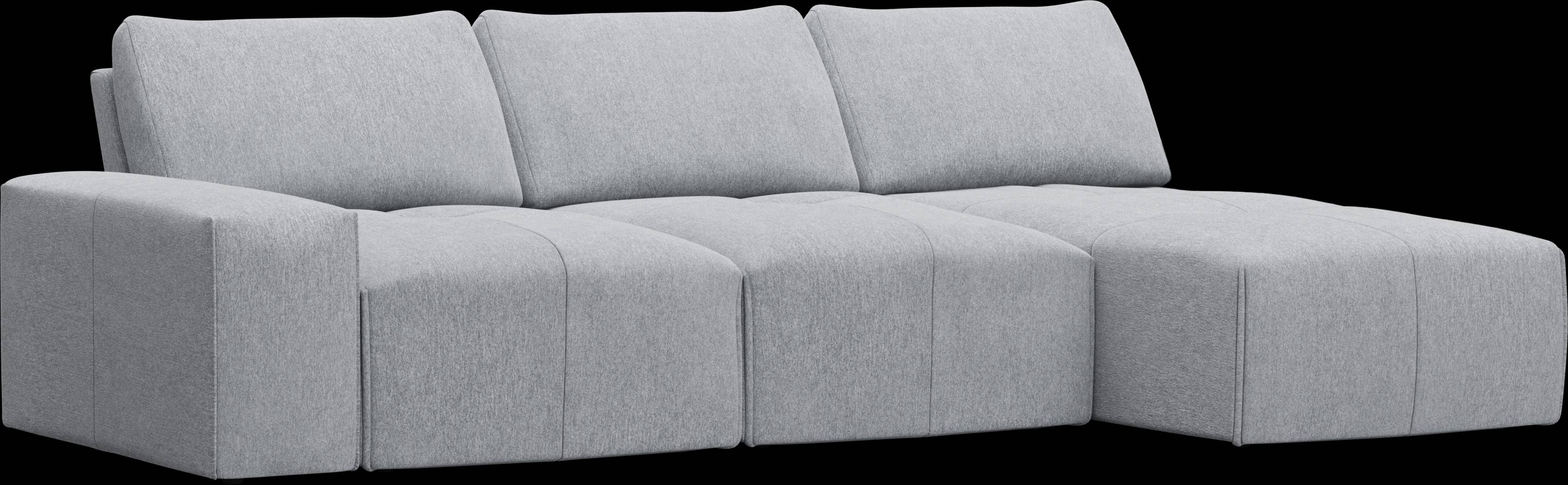Laney Gray 3 Pc Sectional - Thumbnail - Image 1