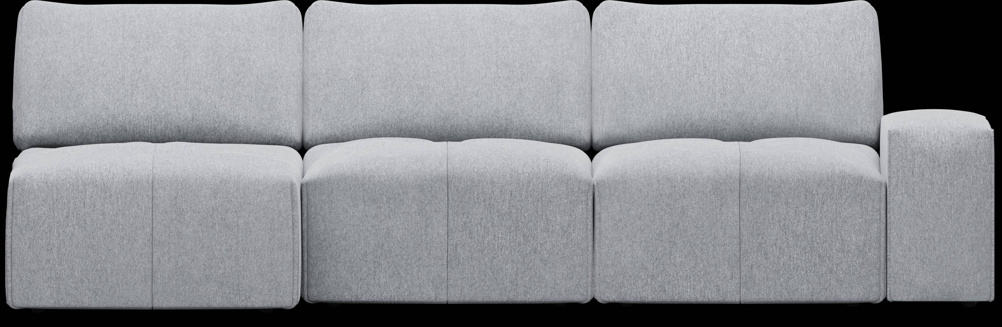 Laney Gray 3 Pc Sectional - Thumbnail - Image 3