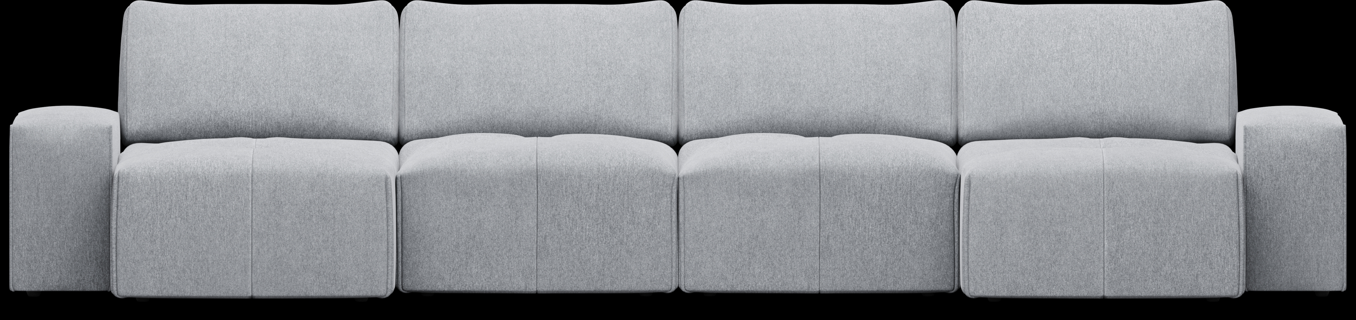 Laney Gray 4 Pc Sectional - Thumbnail - Image 3