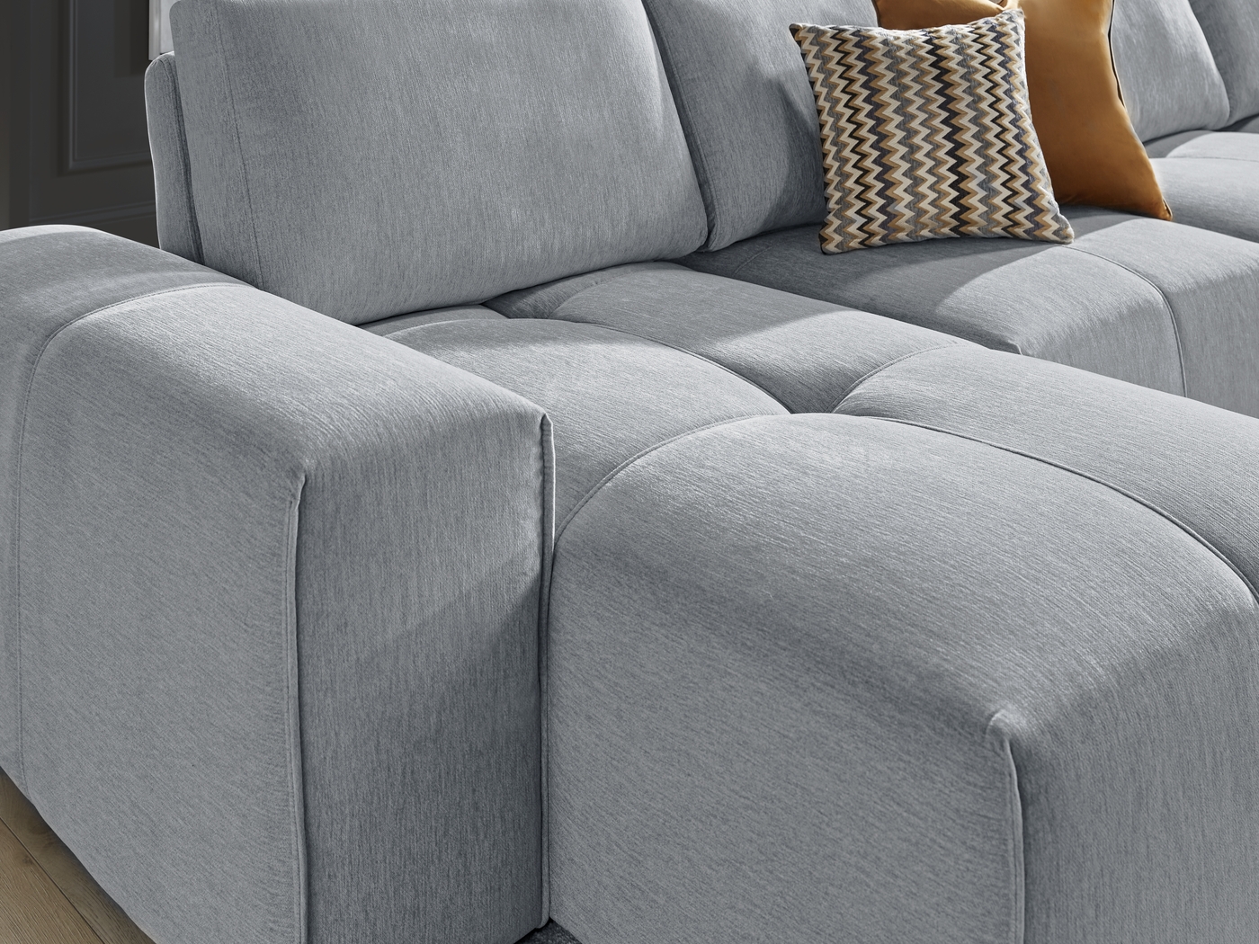 Laney Gray 4 Pc Sectional - Thumbnail - Image 4