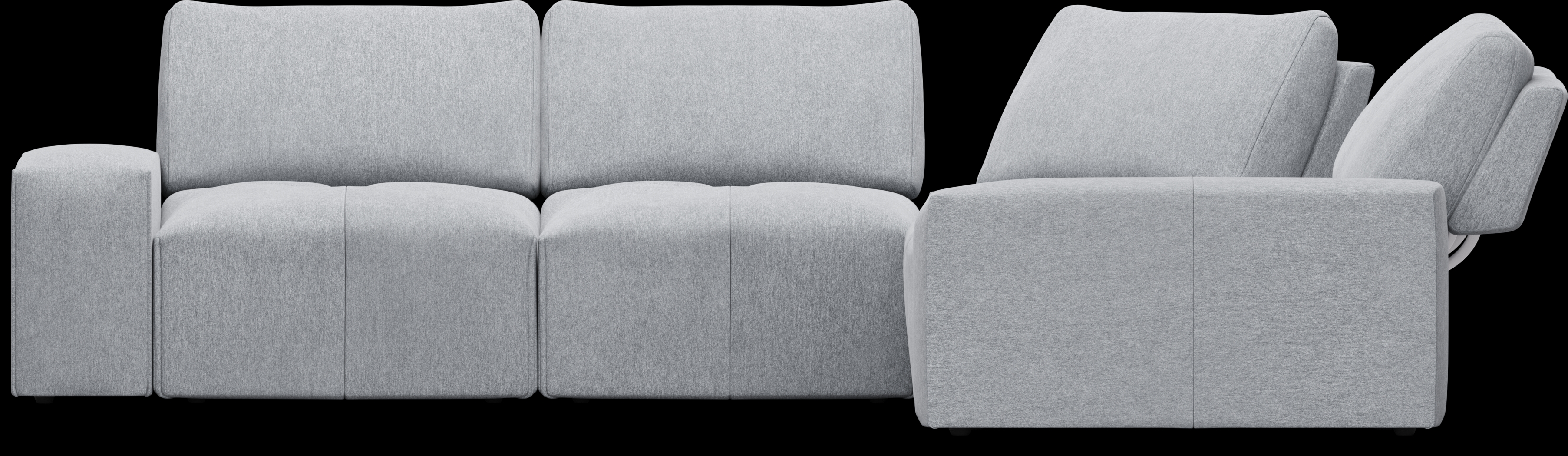 Laney Gray 5 Pc Sectional - Thumbnail - Image 3