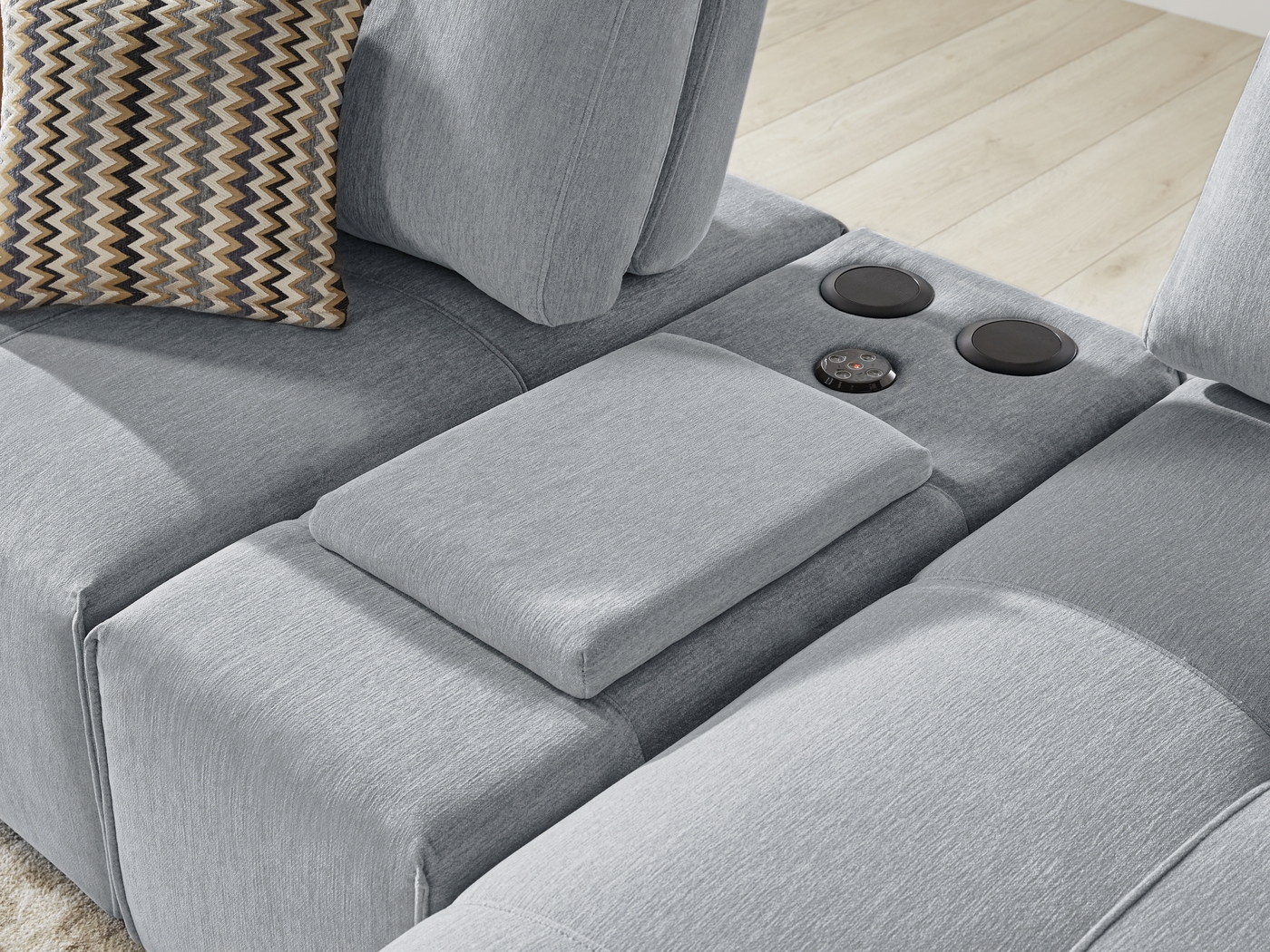 Laney Gray 5 Pc Sectional - Thumbnail - Image 3