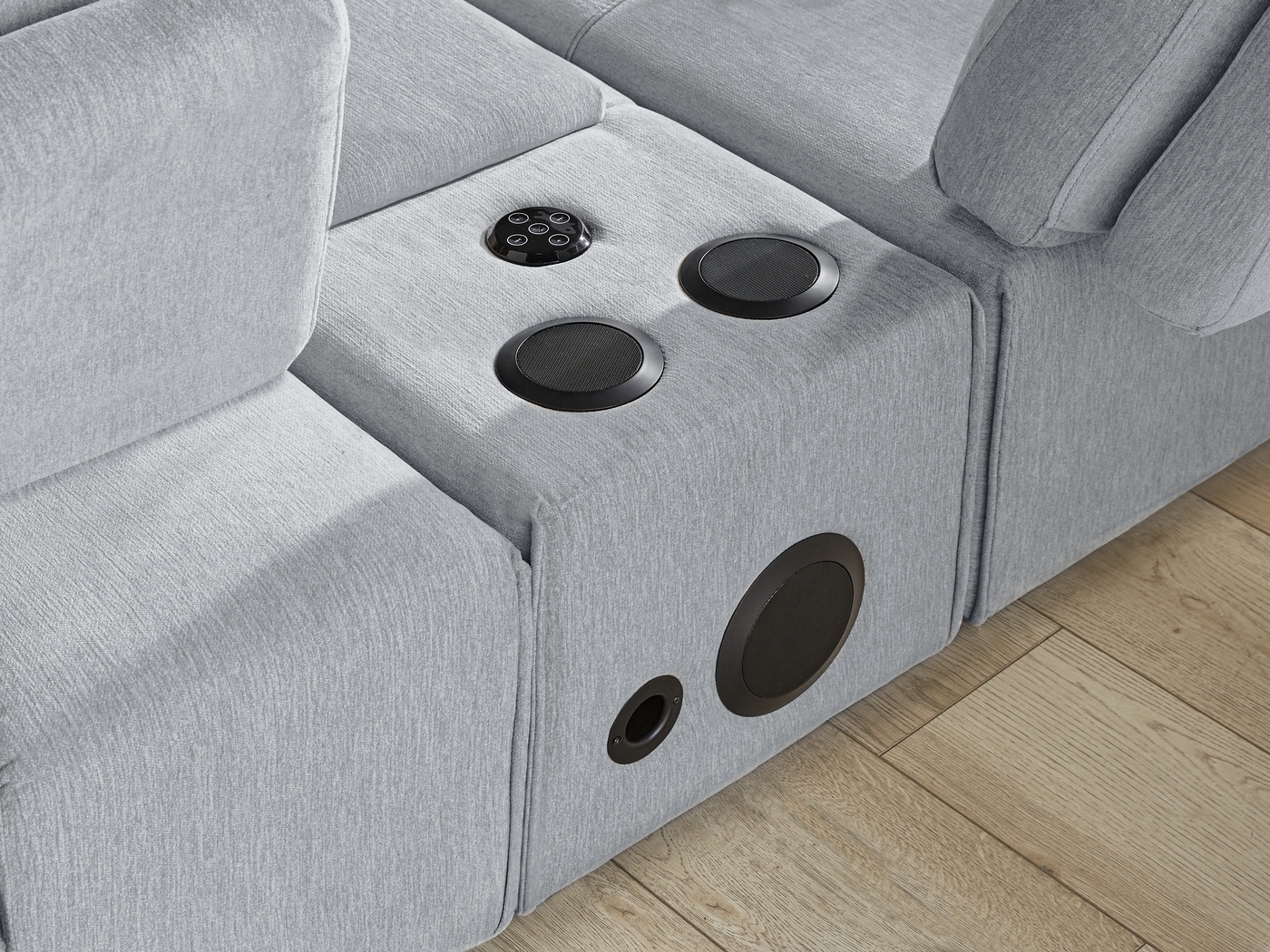 Laney Gray 5 Pc Sectional - Thumbnail - Image 4