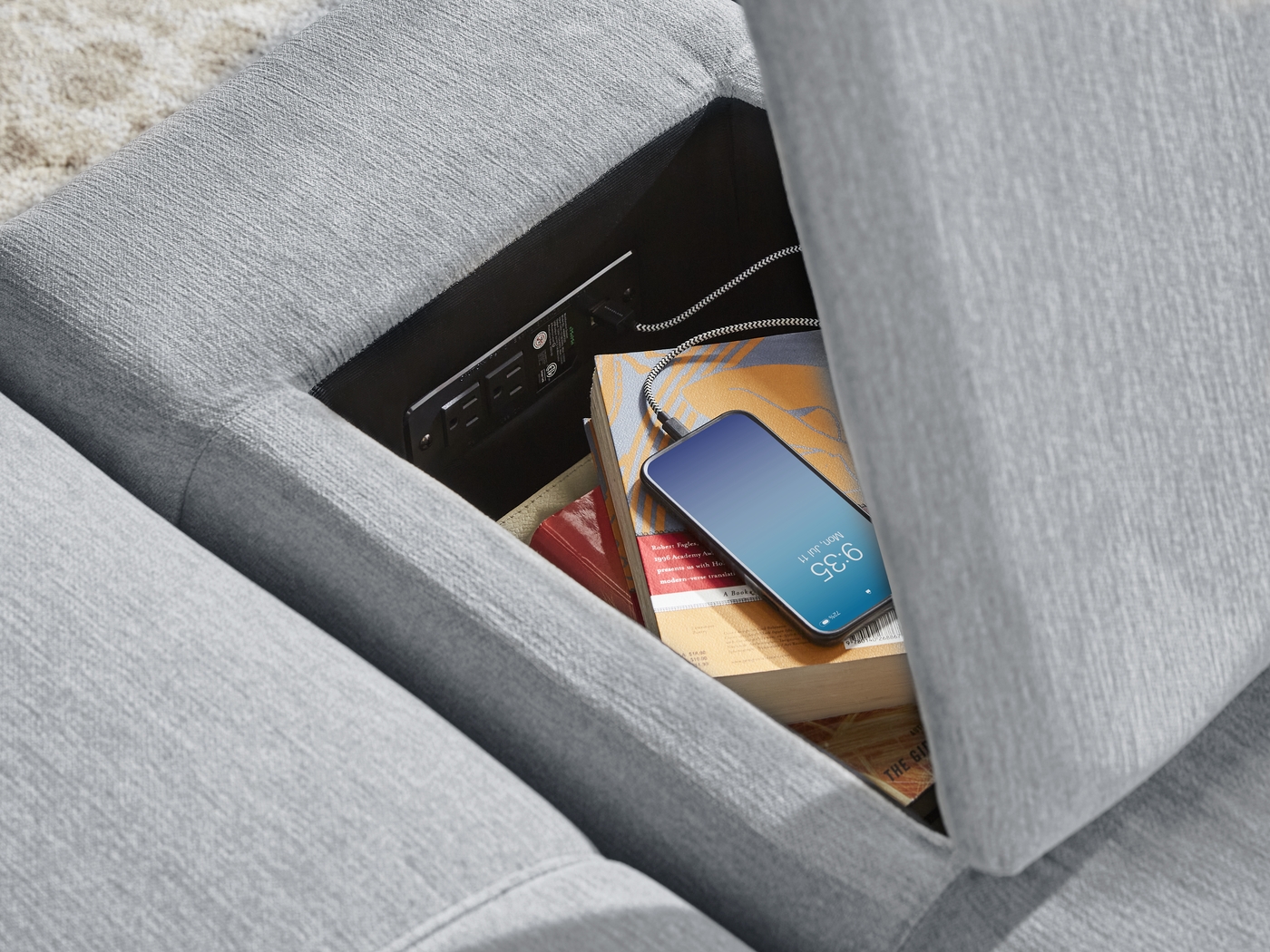 Laney Gray 5 Pc Sectional - Thumbnail - Image 2