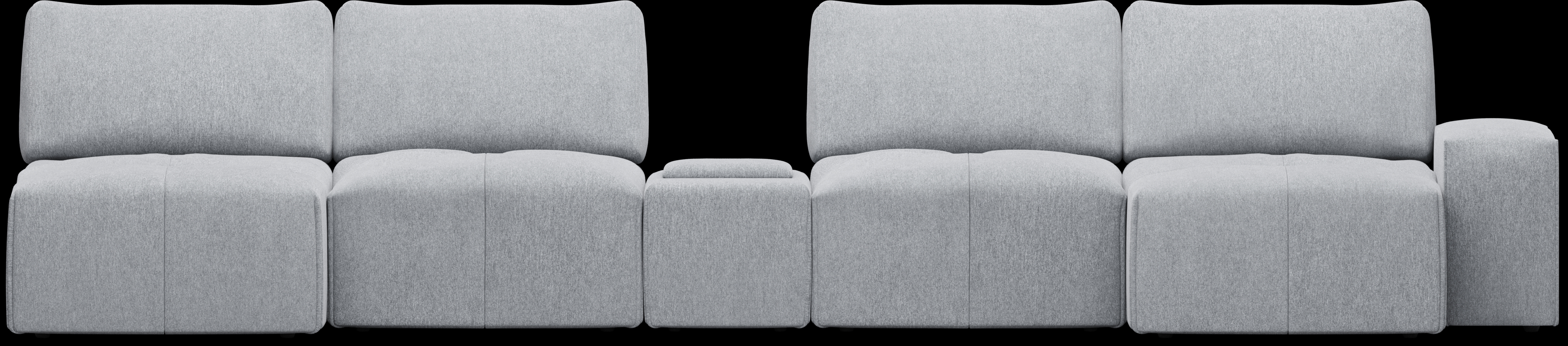 Laney Gray 5 Pc Sectional - Thumbnail - Image 3