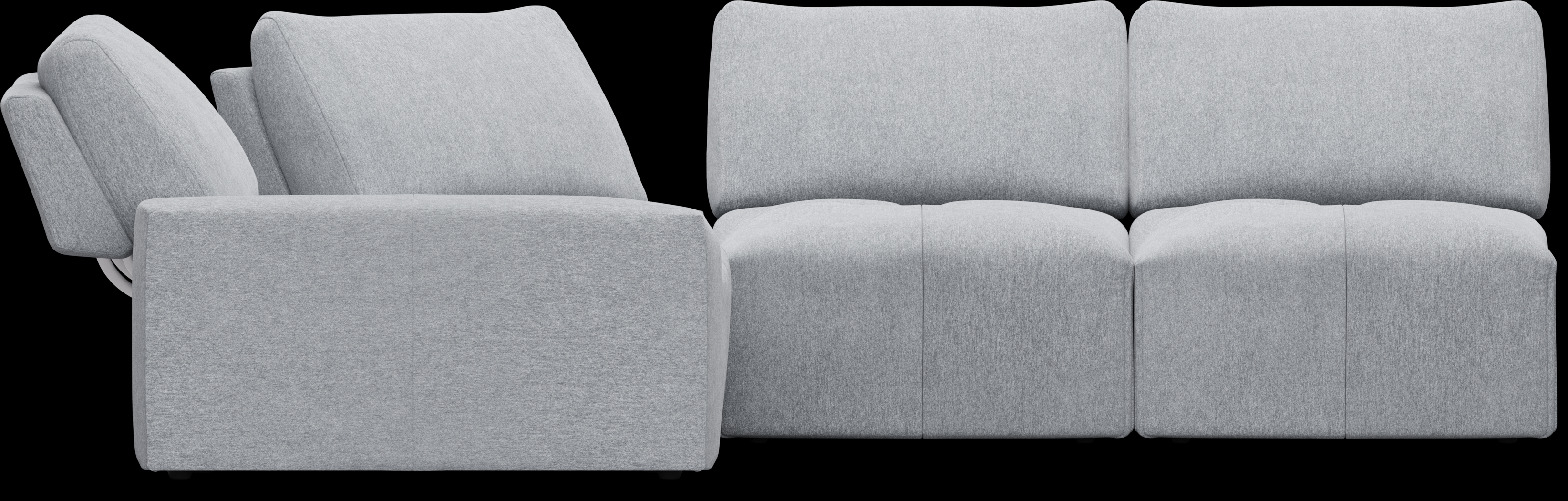 Laney Gray 5 Pc Sectional - Thumbnail - Image 3