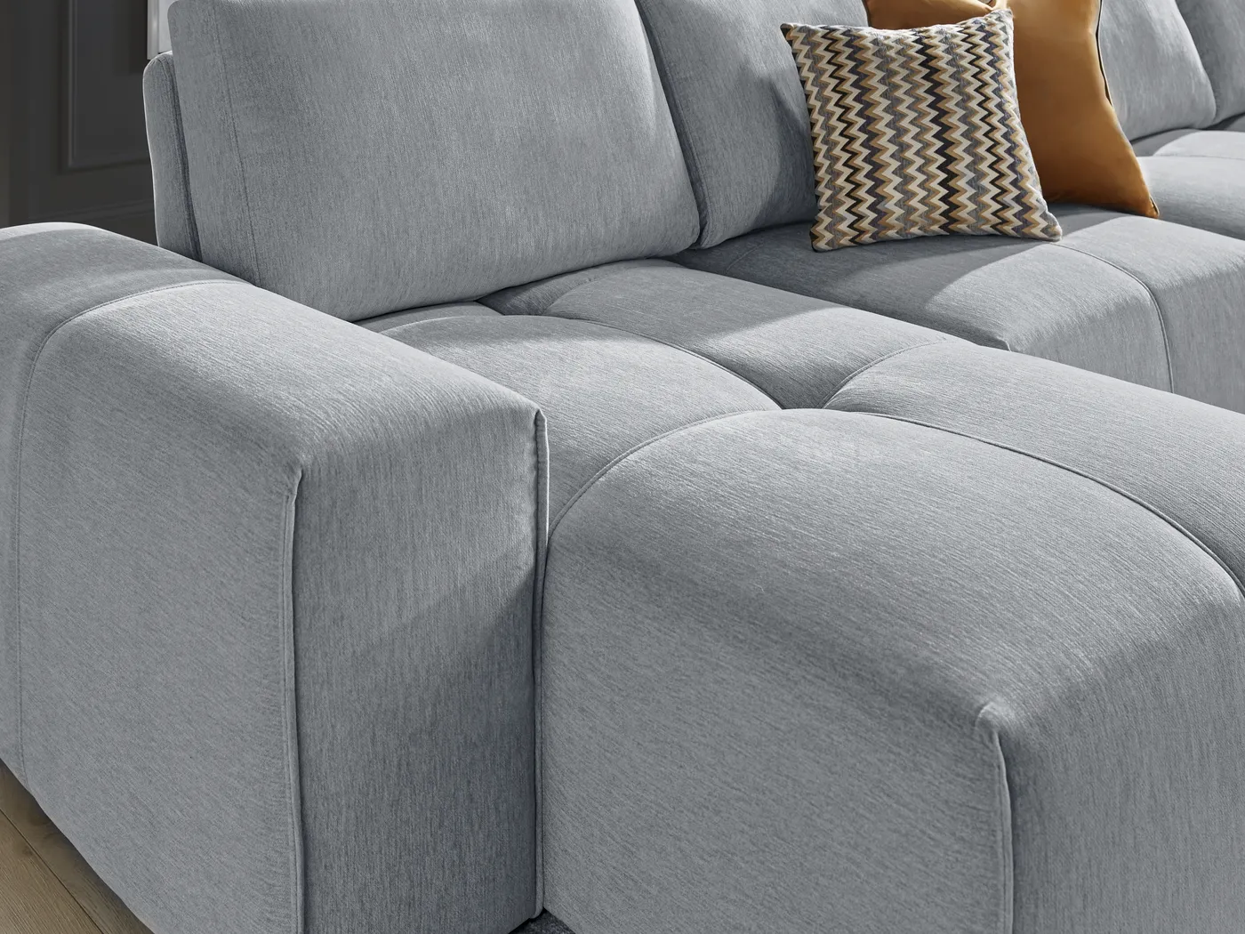 Laney Gray 6 Pc Sectional - Image 5