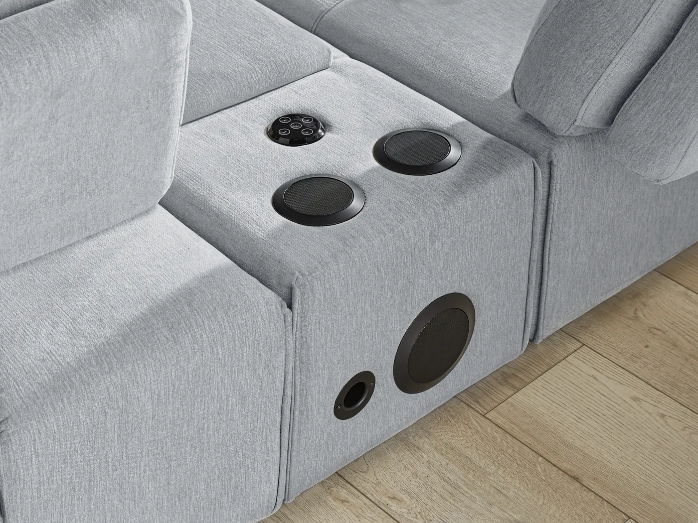 Laney Gray 7 Pc Sectional - Image 10