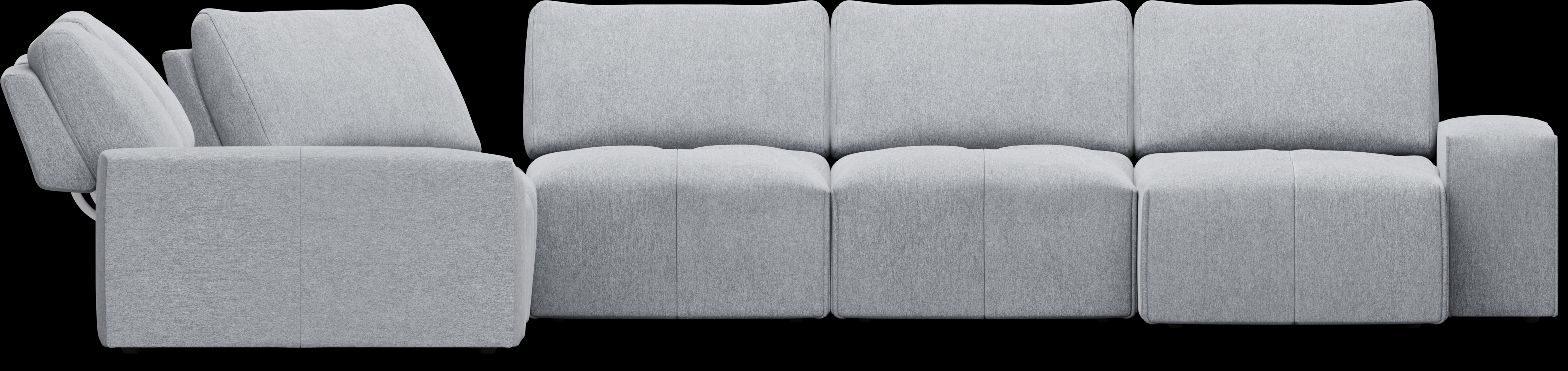 Laney Gray 7 Pc Sectional - Thumbnail - Image 3