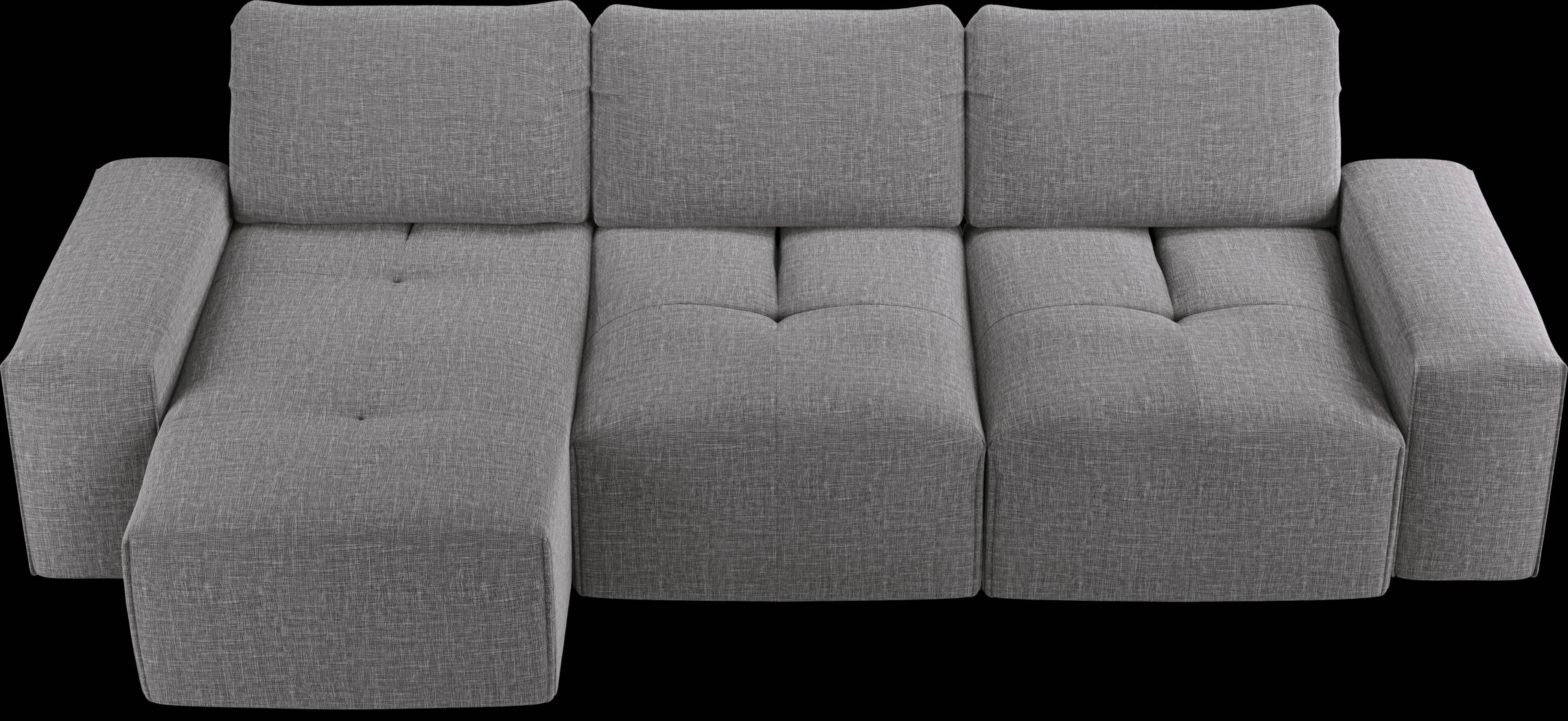 Laney Park Dark Gray 3 Pc Sectional - Thumbnail - Image 4