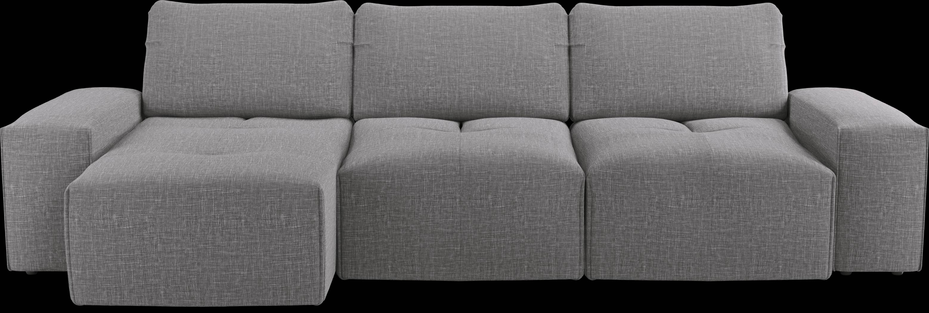 Laney Park Dark Gray 3 Pc Sectional - Thumbnail - Image 1