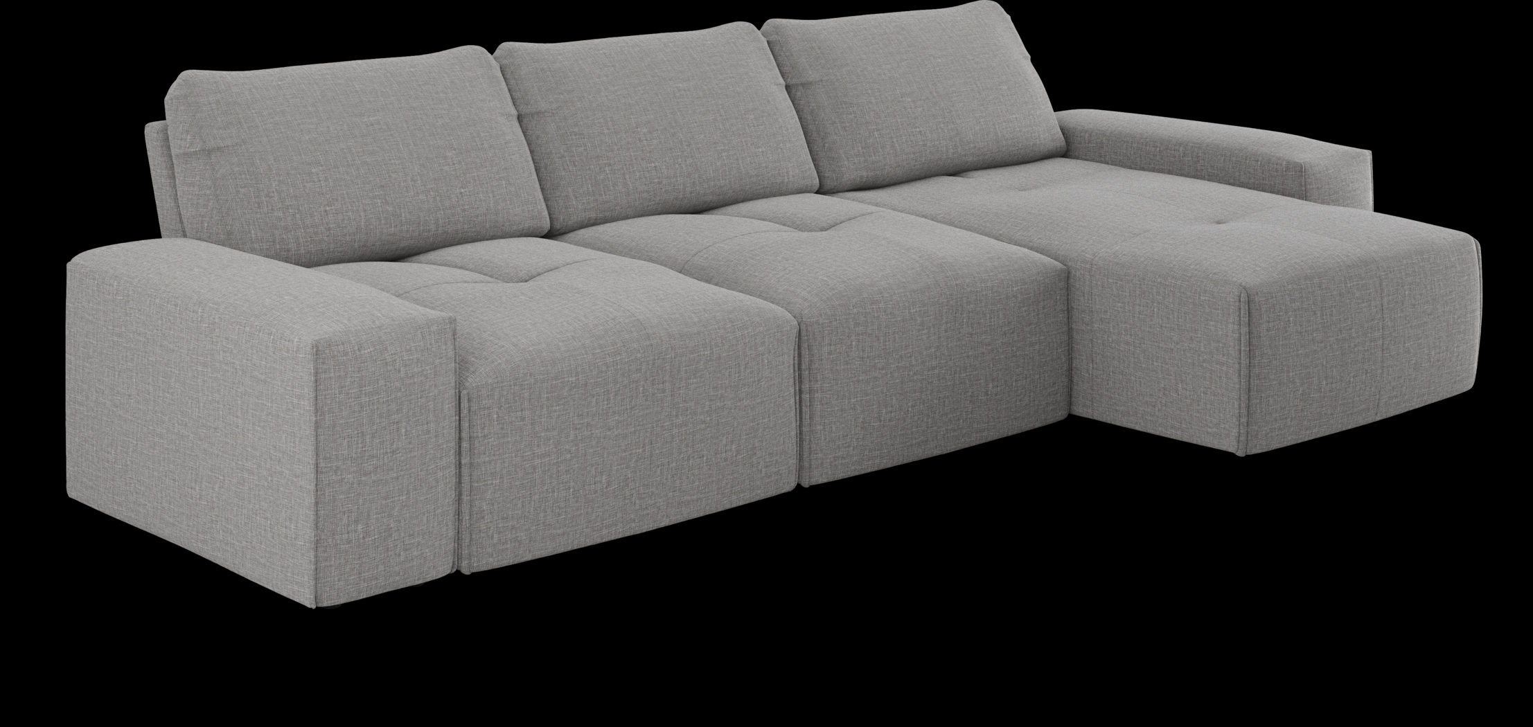 Laney Park Dark Gray 3 Pc Sectional - Thumbnail - Image 3