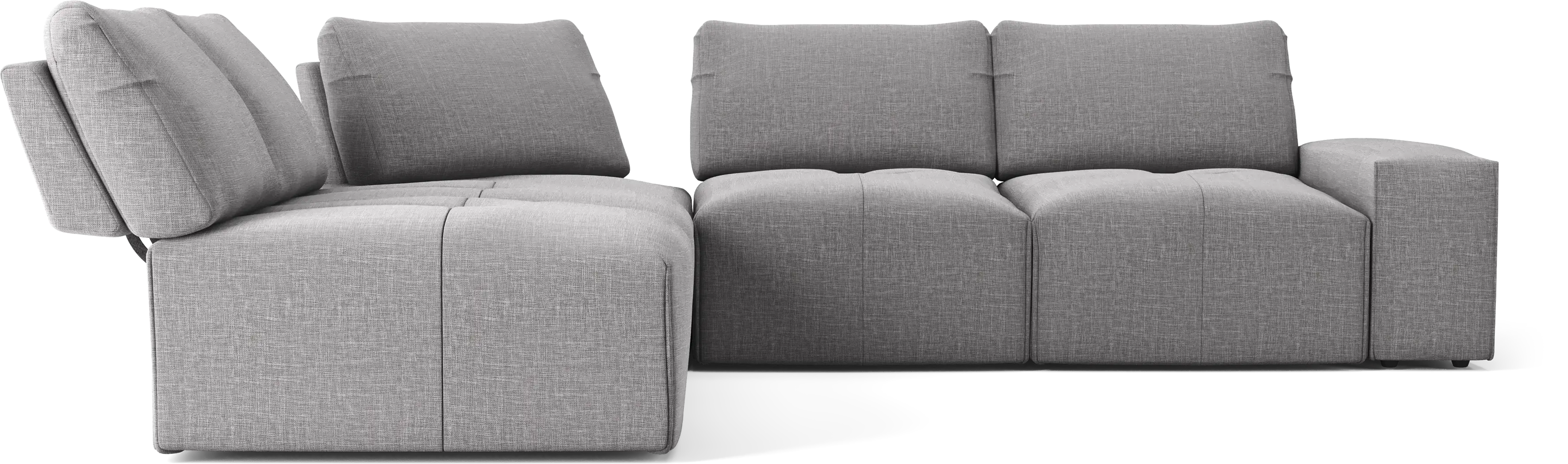 Laney Park Dark Gray 5 Pc Sectional - Thumbnail - Image 3