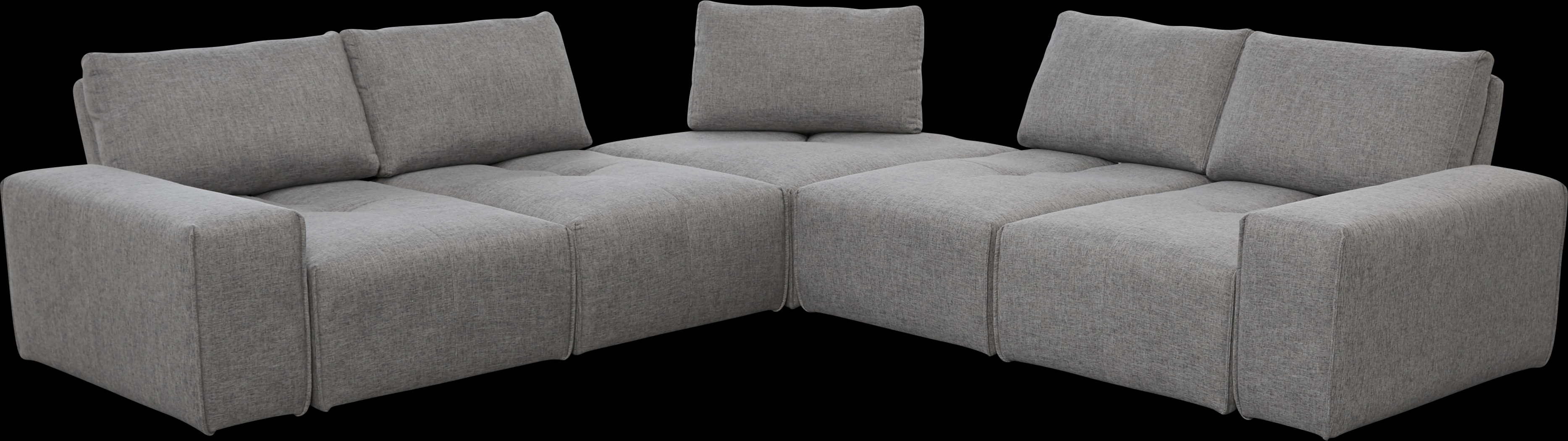 Laney Park Dark Gray 5 Pc Sectional - Thumbnail - Image 3