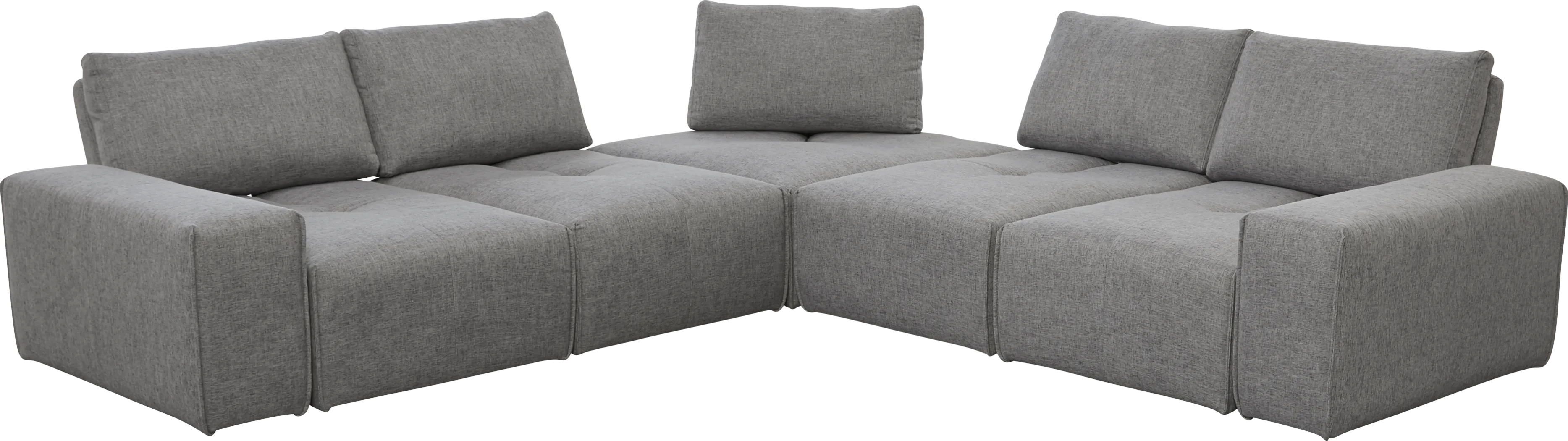 Laney Park Dark Gray 7 Pc Sectional - Thumbnail - Image 3