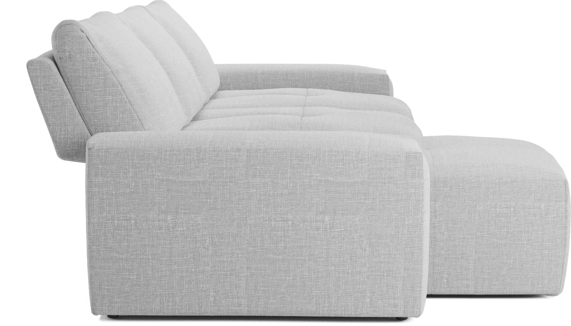 Laney Park Light Gray 3 Pc Sectional - Image 5