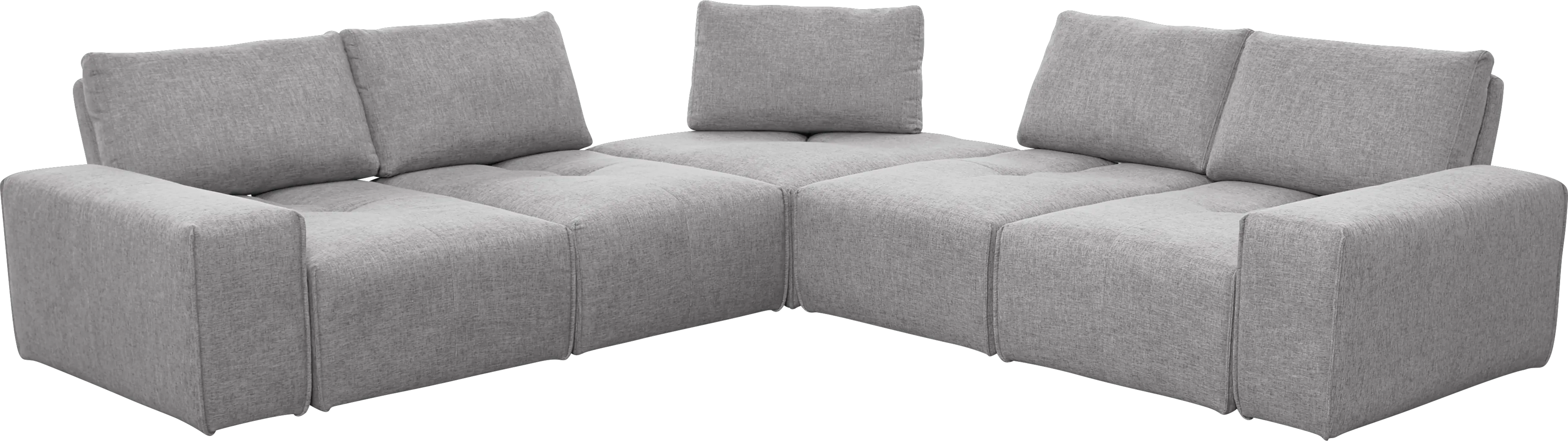 Laney Park Light Gray 7 Pc Sectional - Thumbnail - Image 3