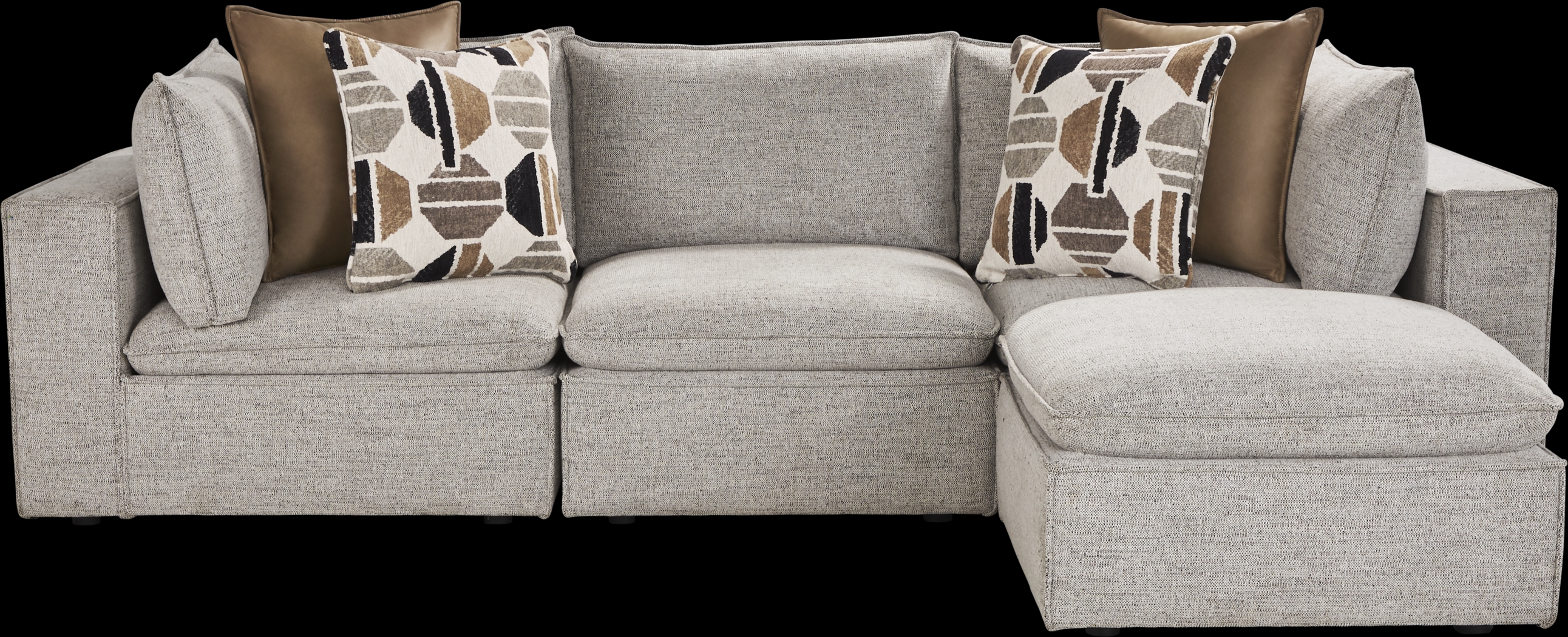 Langford Park Beige 4 Pc Sectional - Thumbnail - Image 1