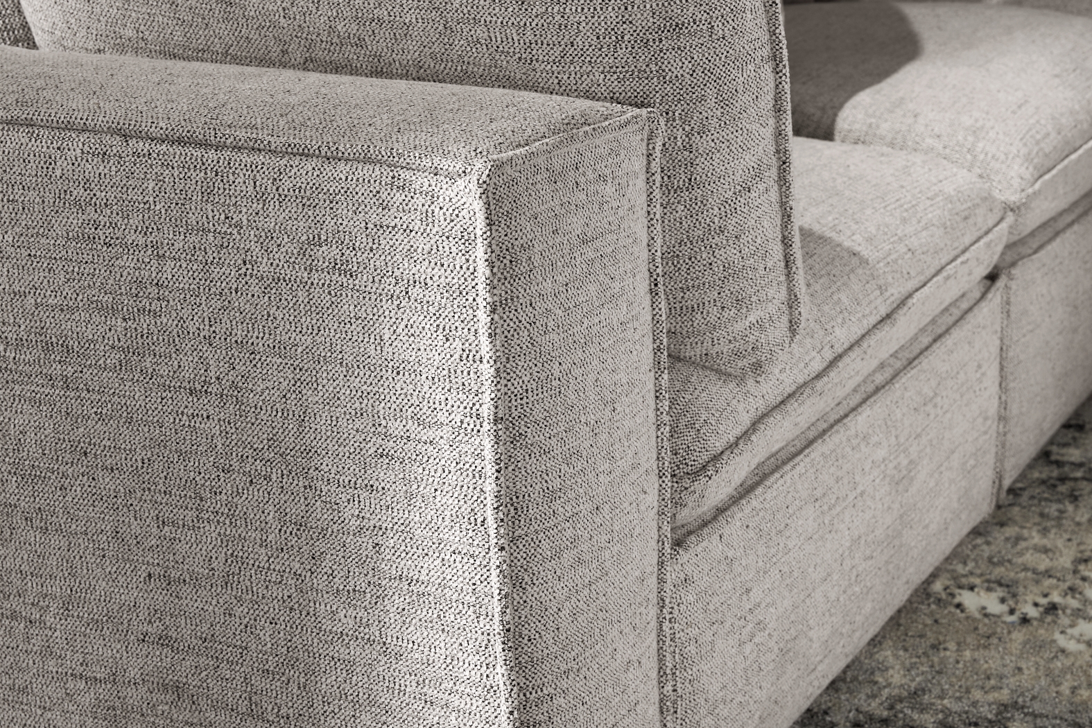 Langford Park Beige 9 Pc Sectional Living Room - Thumbnail - Image 5