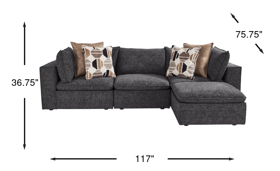 Dimension Image. Please refer to the Dimension Tab on this page for dimension details.