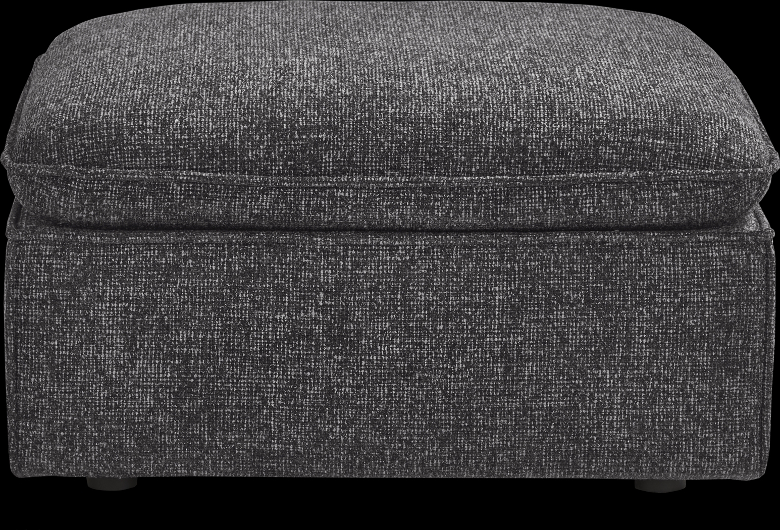 Langford Park Charcoal Ottoman - Thumbnail - Image 2