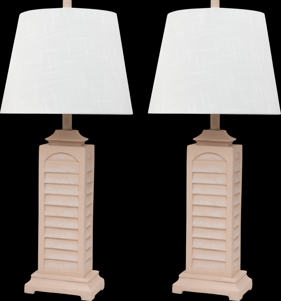 Greenlawn Beige Lamp, Set of 2 - Thumbnail - Image 1