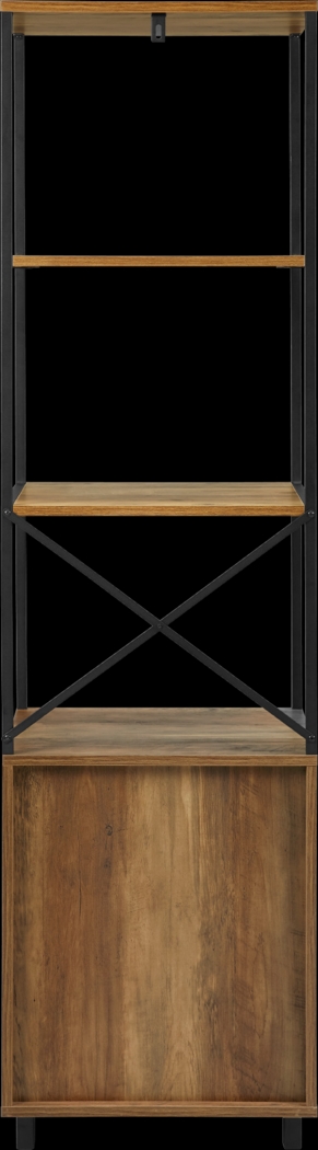 Lanhorne Brown Bookcase - Thumbnail - Image 4