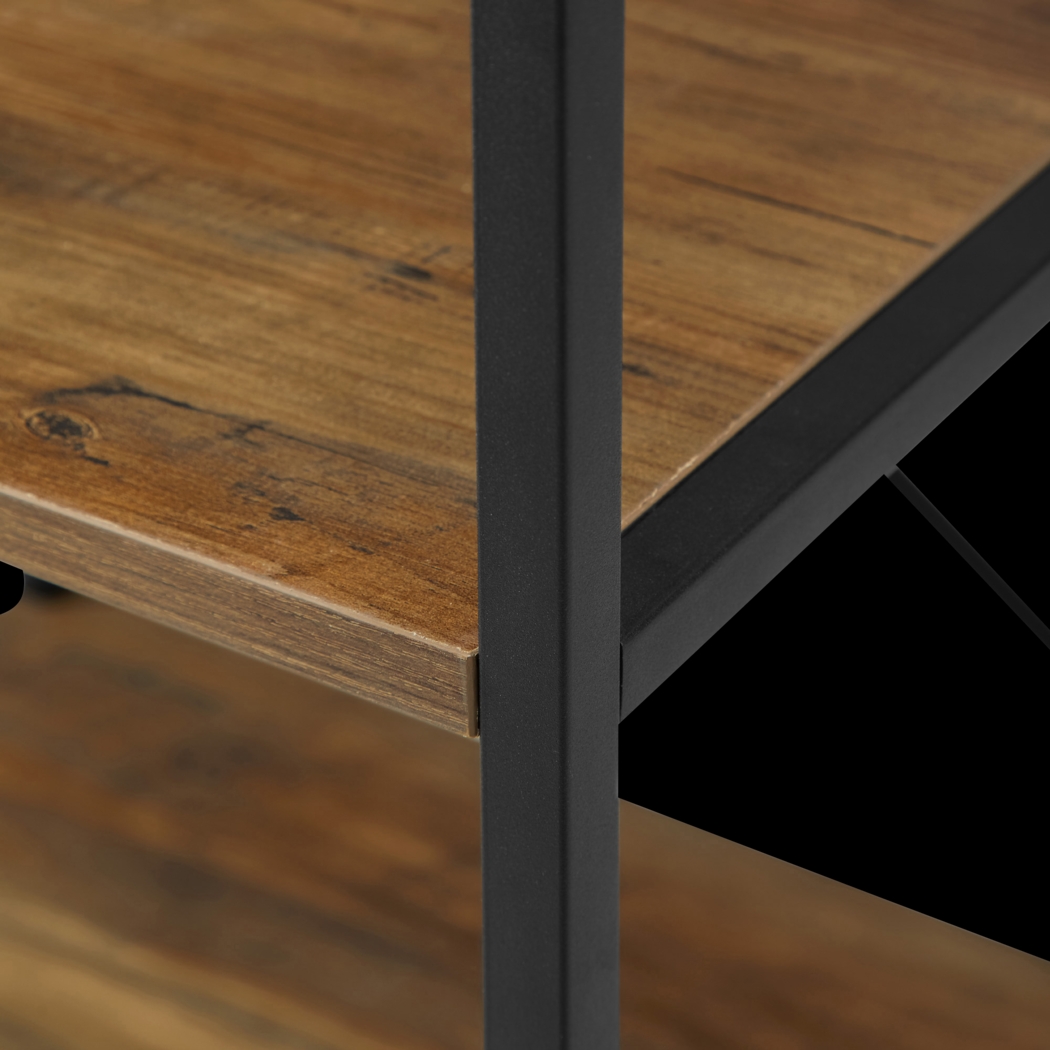 Lanhorne Brown Bookcase - Thumbnail - Image 5