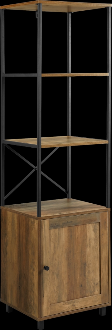 Lanhorne Brown Bookcase - Thumbnail - Image 1