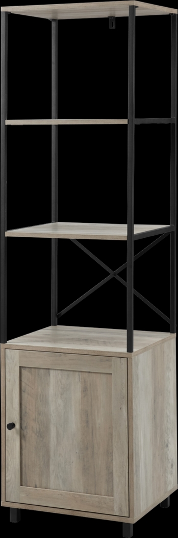 Lanhorne Gray Bookcase - Thumbnail - Image 3