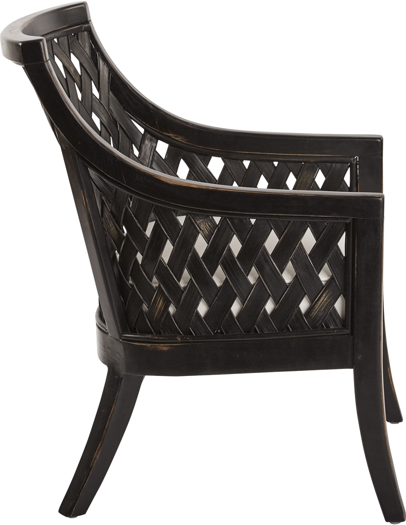 Lanian Black Accent Chair - Thumbnail - Image 3