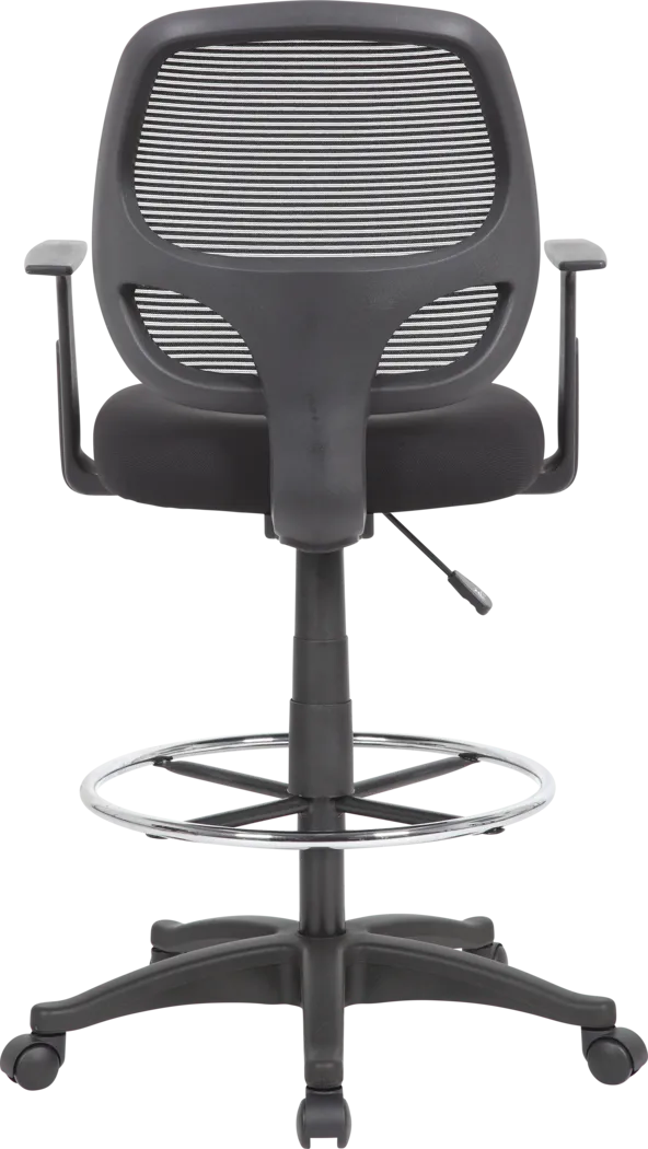 Lanndis Black Desk Stool - Thumbnail - Image 5