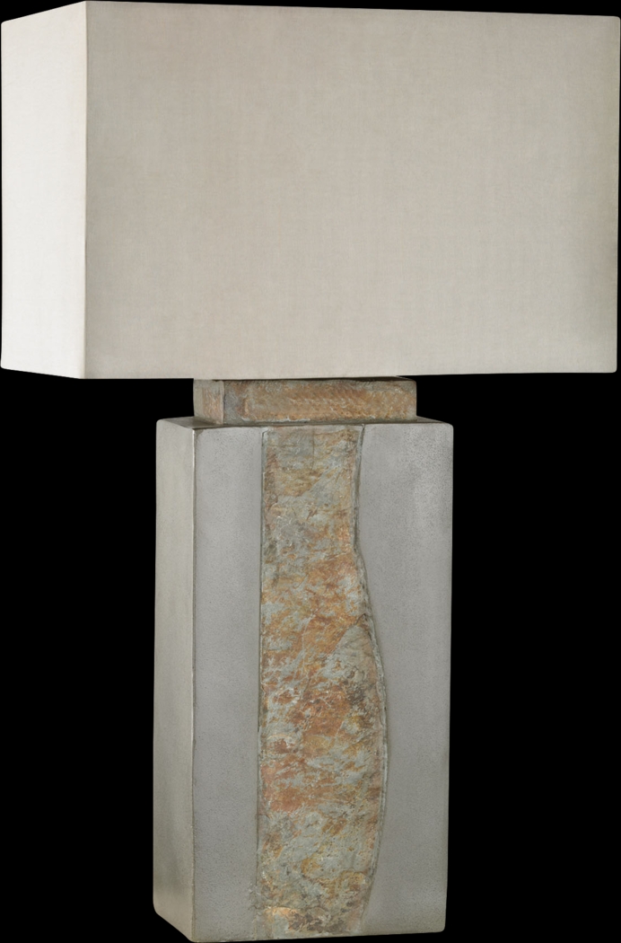 Lannigan Gray Outdoor Table  Lamp - Thumbnail - Image 1