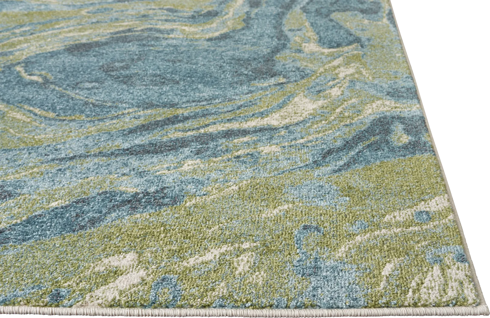 Lanore Teal 6'7 x 9'6 Rug - Thumbnail - Image 3