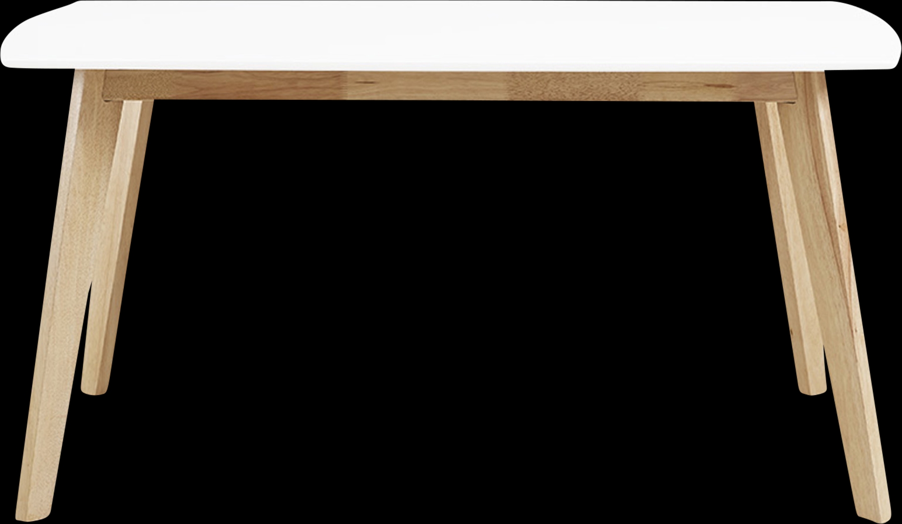 Lansburgh White Dining Table - Thumbnail - Image 1