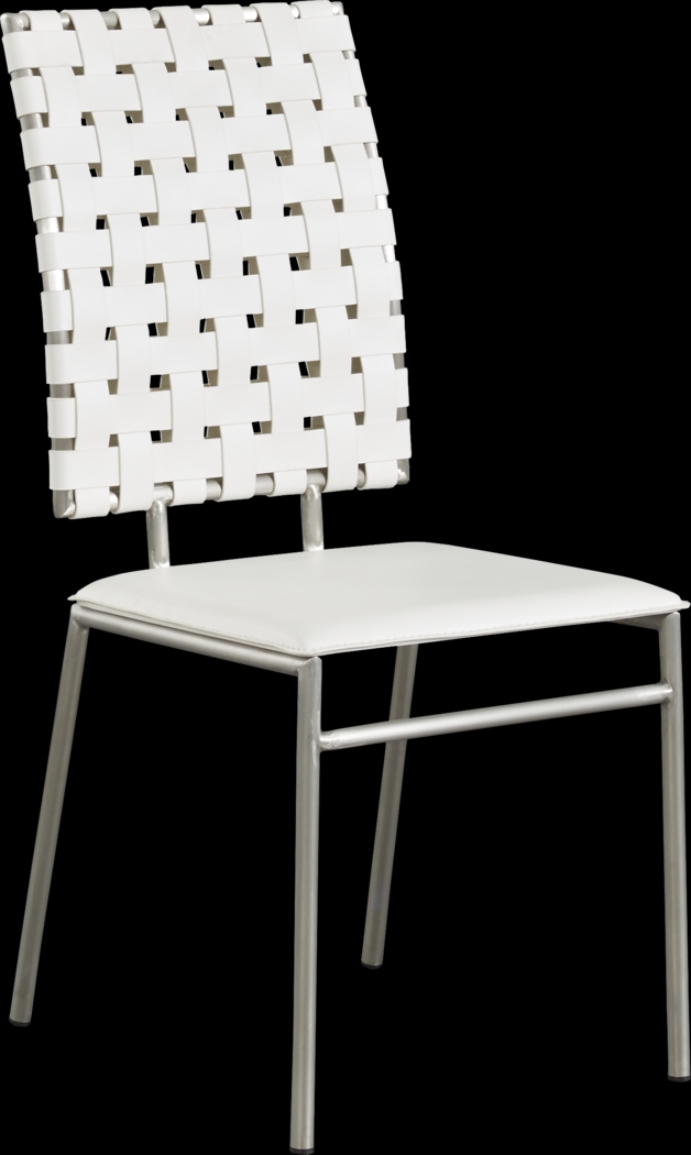 Lansdale White Side Chair - Thumbnail - Image 1