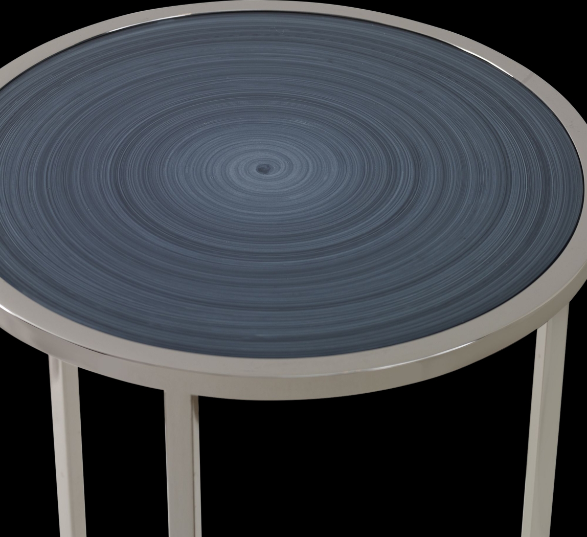 Lansfaire Silver Accent Table - Thumbnail - Image 2