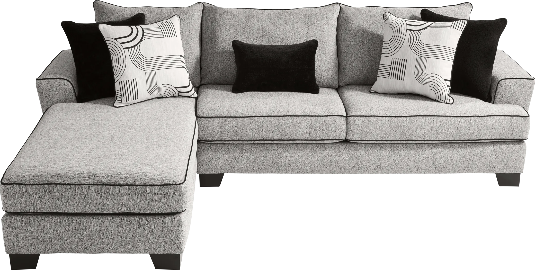 Lansing Lane Gray 2 Pc Sectional - Thumbnail - Image 1